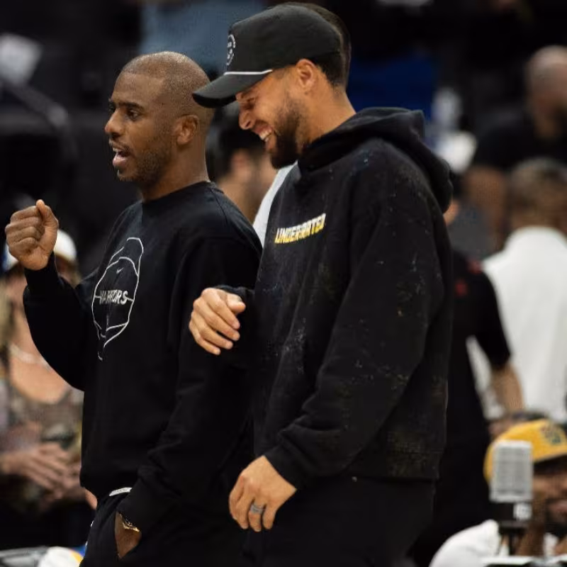Chris Paul y Stephen Curry