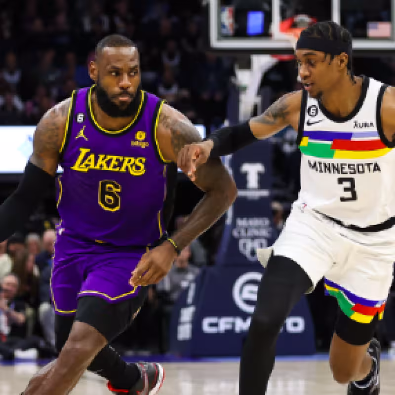 Jaden McDaniels, jugador de Minnesota Timberwolves. 