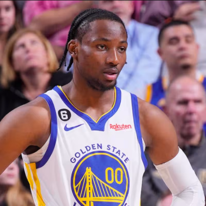 Jonathan Kuminga, jugador de Golden State Warriors. 