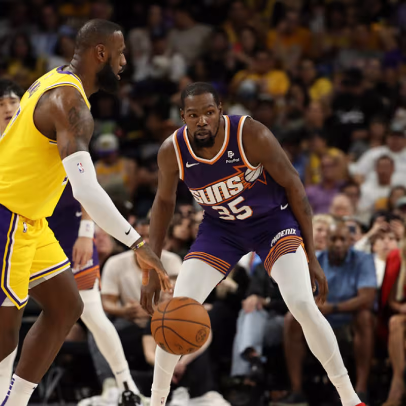 LeBron James y Kevin Durant