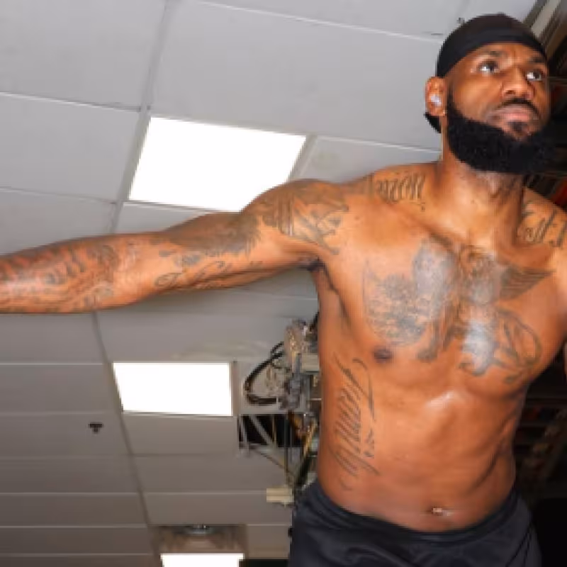 LeBron James, leyenda en activo de la NBA.