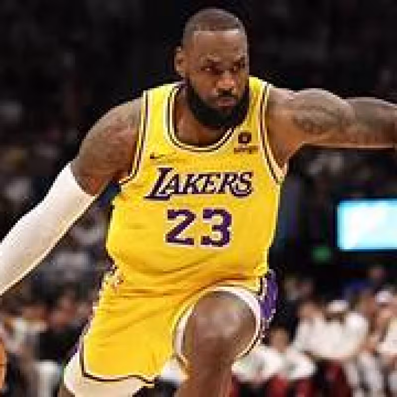 LeBron James, jugador de Los Angeles Lakers.