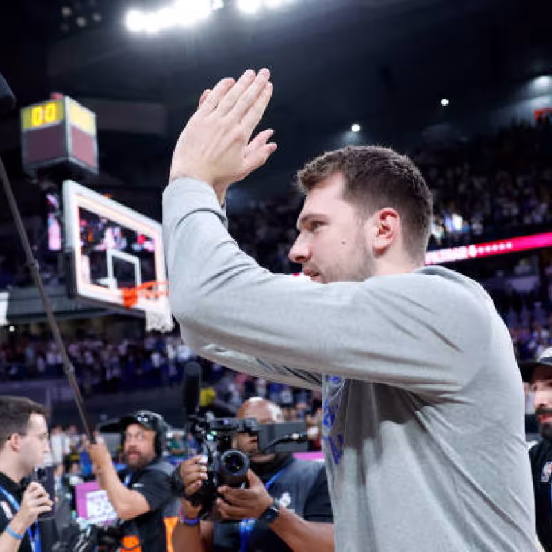 Luka Doncic, lesionado. Foto: gettyimages
