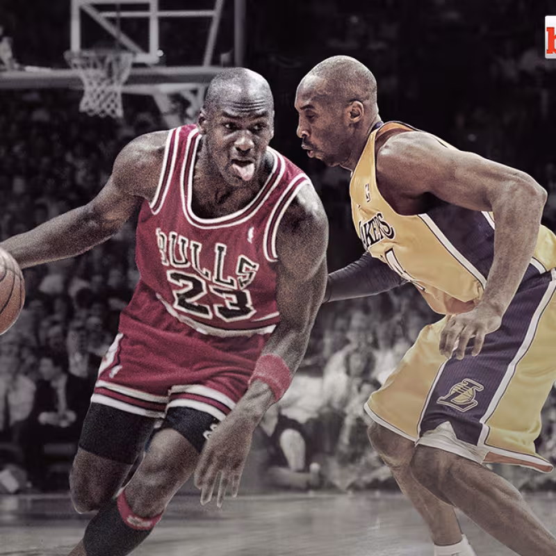 Michael Jordan y Kobe Bryant