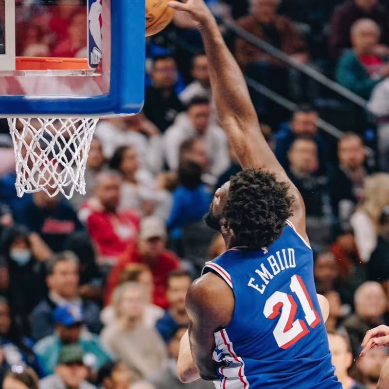 Joel Embiid, jugador de Philadelphia 76ers.