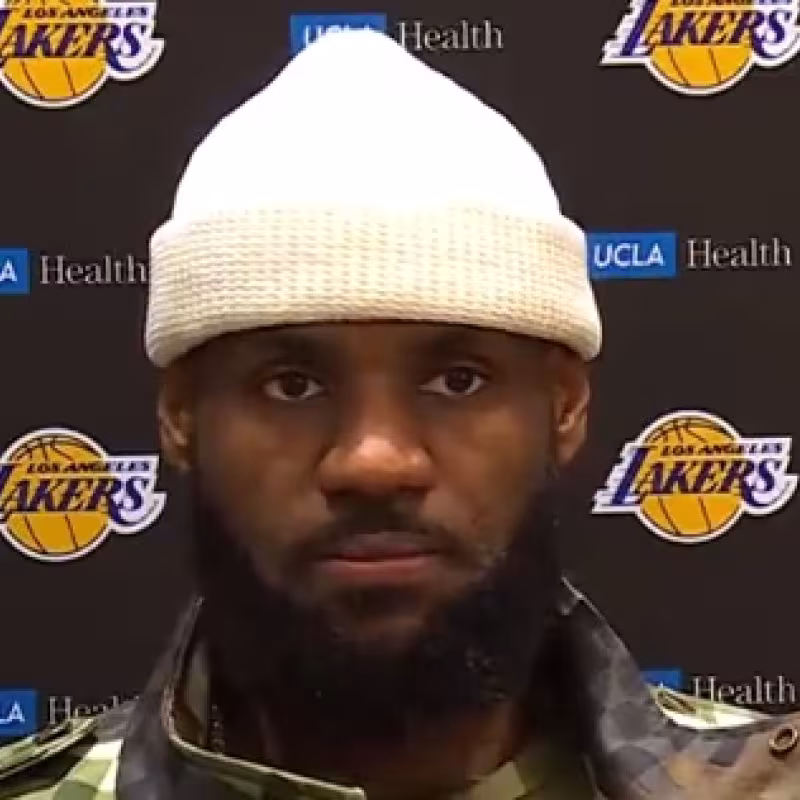 LeBron James, jugador de Los Angeles Lakers.