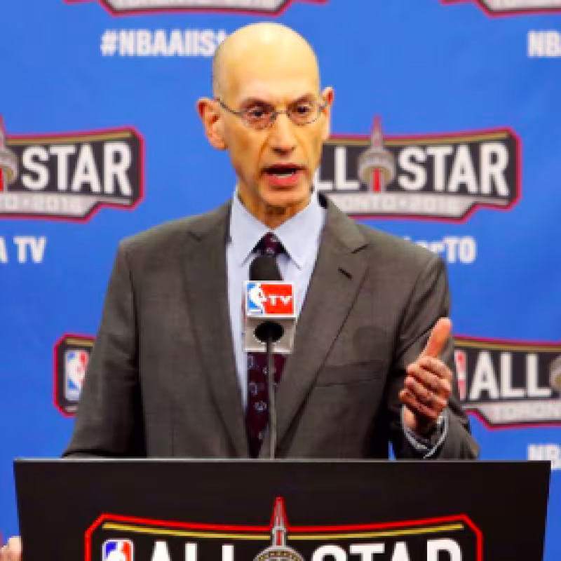Adam Silver, hablando del All Star Game.