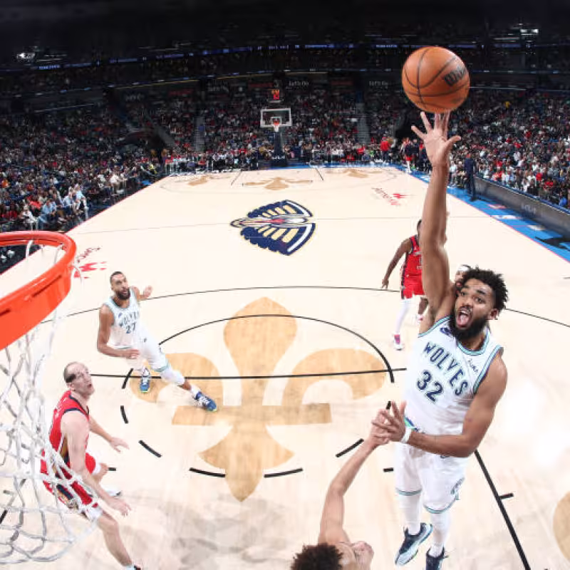 Karl-Anthony Towns, tiro ganador. Foto: gettyimages