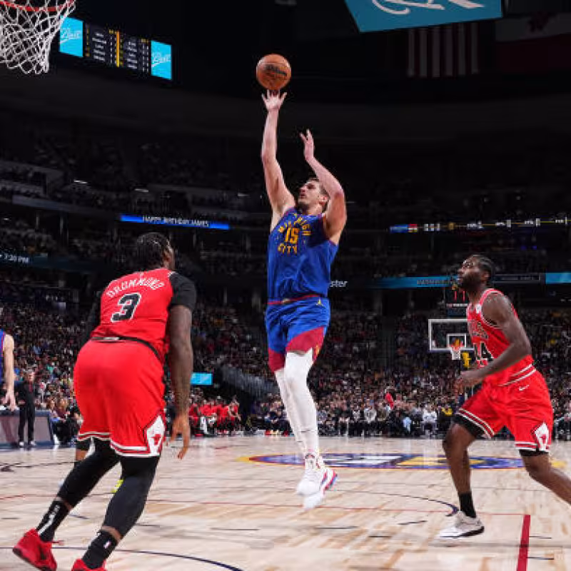 Denver Nuggets gana a Bulls. Foto: gettyimages