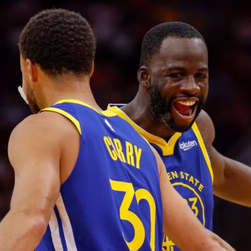Stephen Curry y Draymond Green