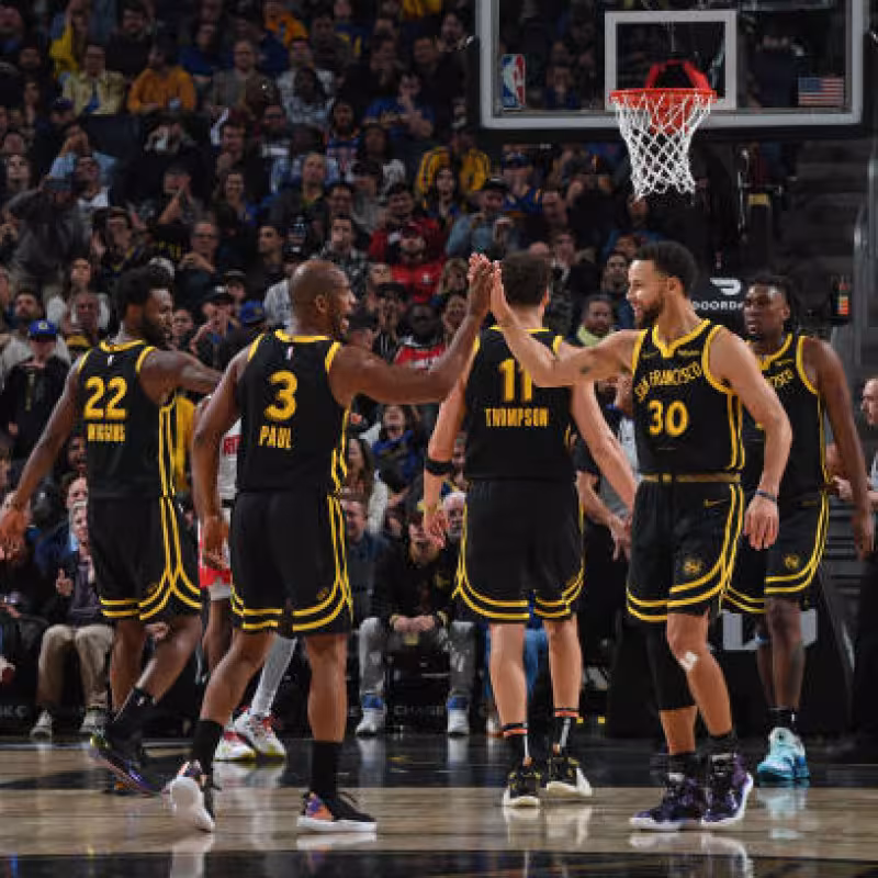 Warriors, jugada increíble. Foto: gettyimages