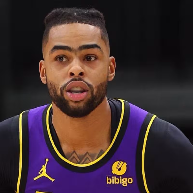 D'Angelo Russell, jugador de Los Angeles Lakers.