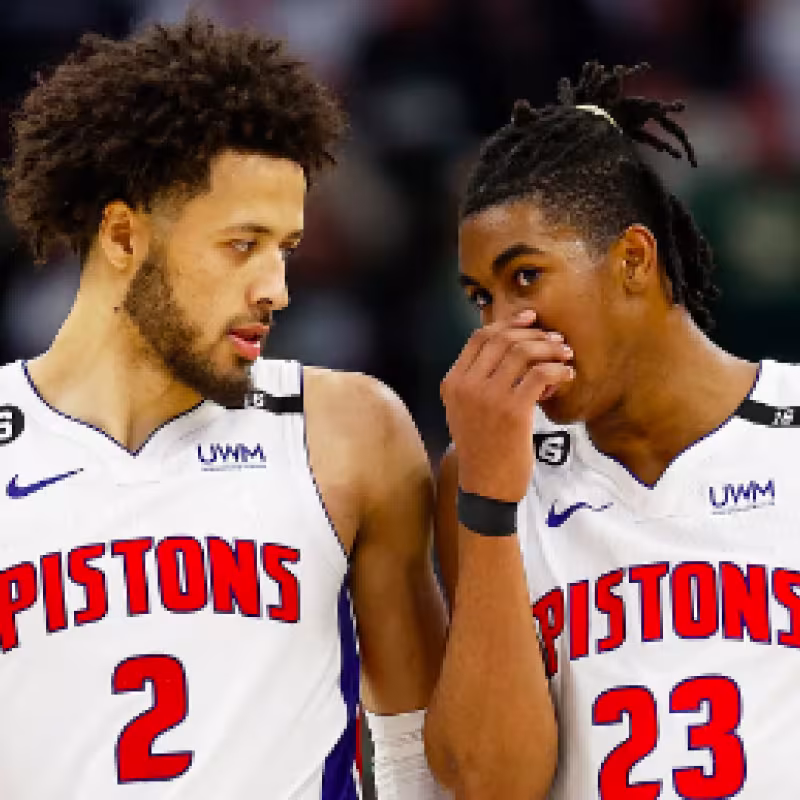 Detroit Pistons, uno de los peores equipos de la historia de la NBA. 