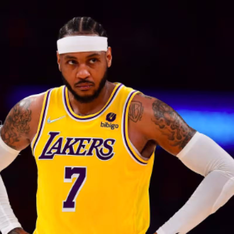 Carmelo Anthony, en su etapa en Los Angeles Lakers. 