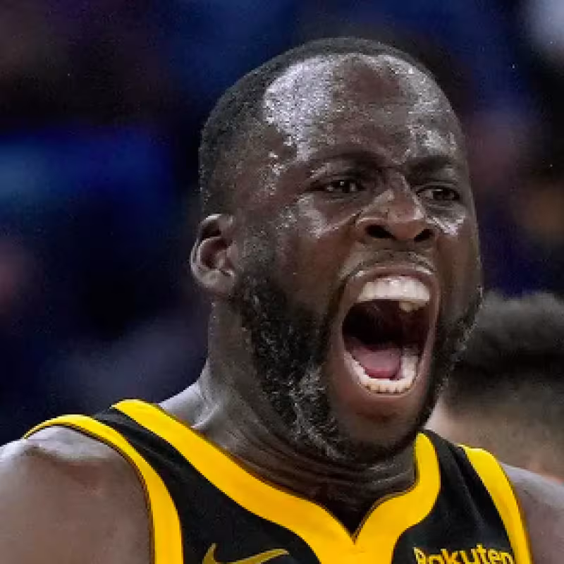 Draymond Green, con la camiseta de Golden State Warriors. 