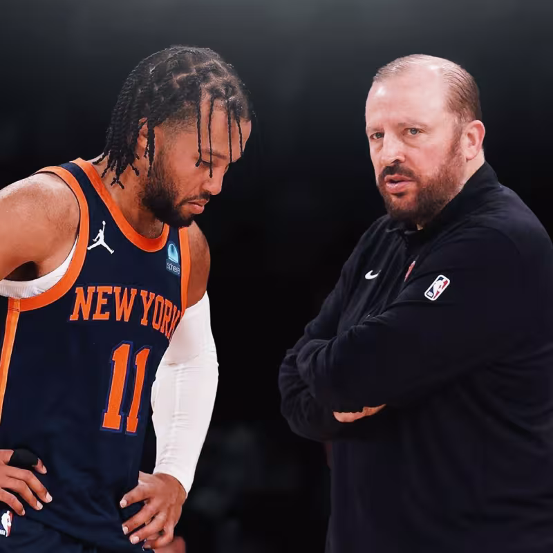 Jalen Brunson y Tom Thibodeau