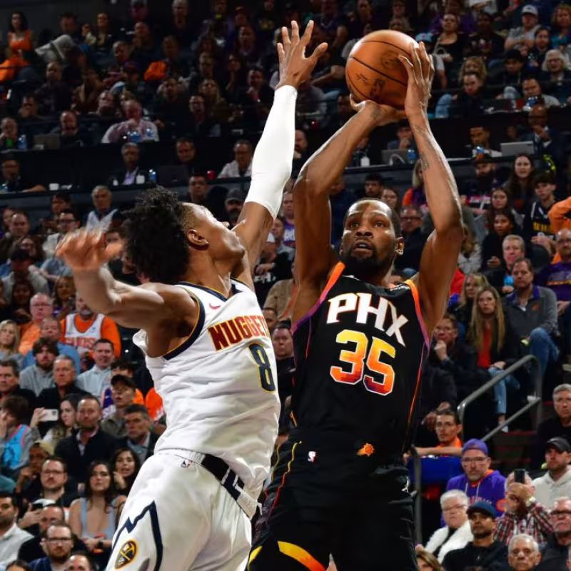 Kevin Durant, en un partido contra Denver Nuggets