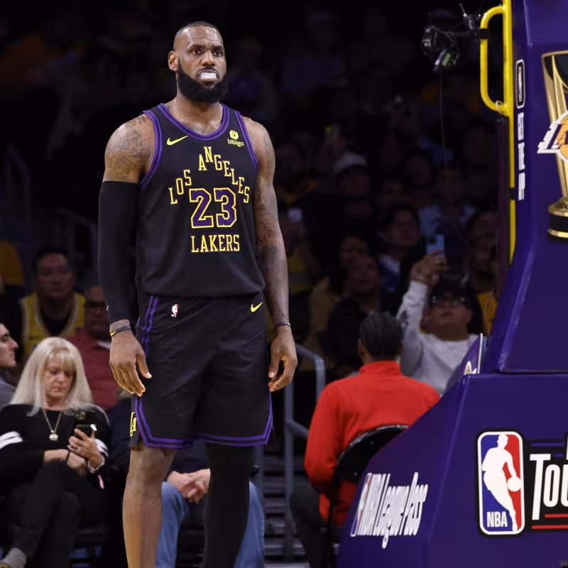 LeBron James, estrella de Los Angeles Lakers.