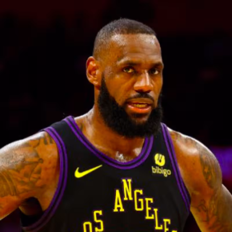 LeBron James, estrella de Los Angeles Lakers. 