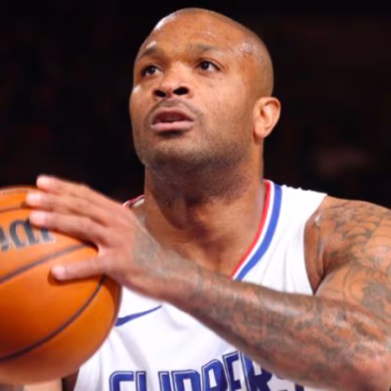 PJ Tucker, con la camiseta de Los Angeles Clippers. 