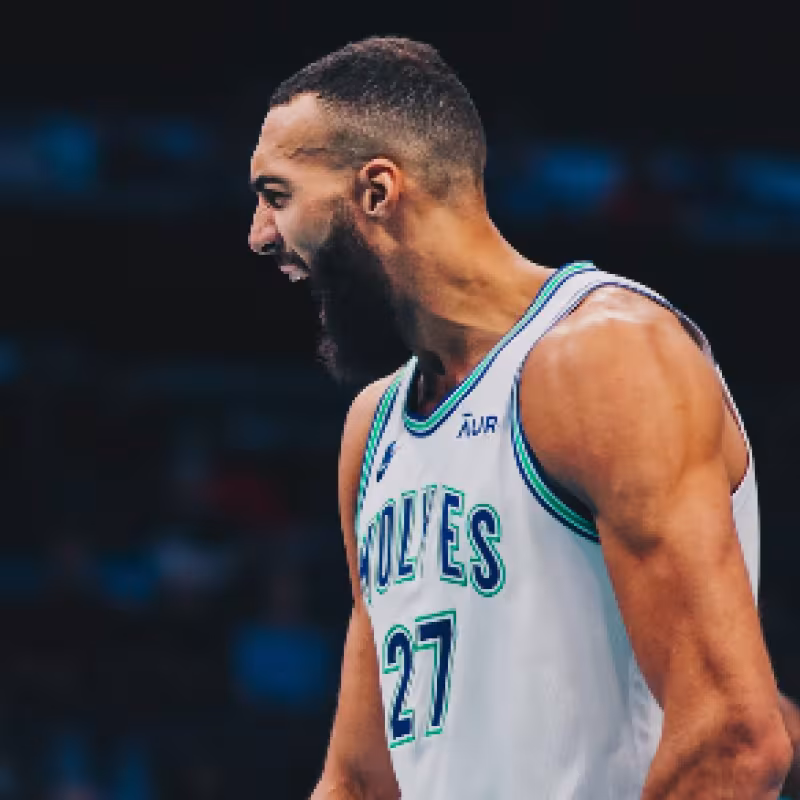 Rudy Gobert, estrella de Minnesota Timberwolves. 