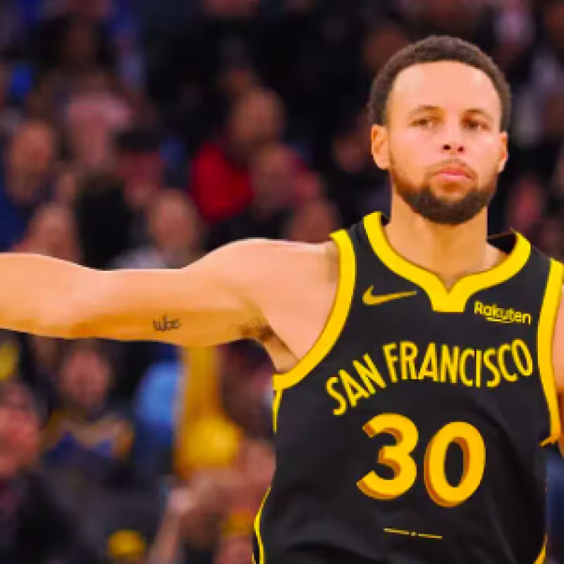 Stephen Curry, estrella de Golden State Warriors. 