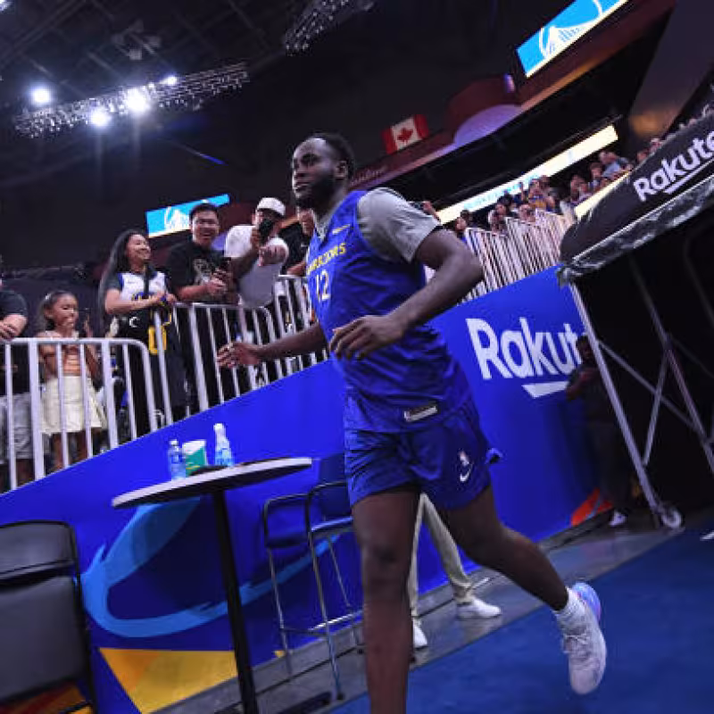 Usman Garuba, oportunidad con Warriors. Foto: gettyimages