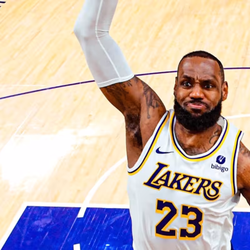 LeBron James, jugador de Los Angeles Lakers.