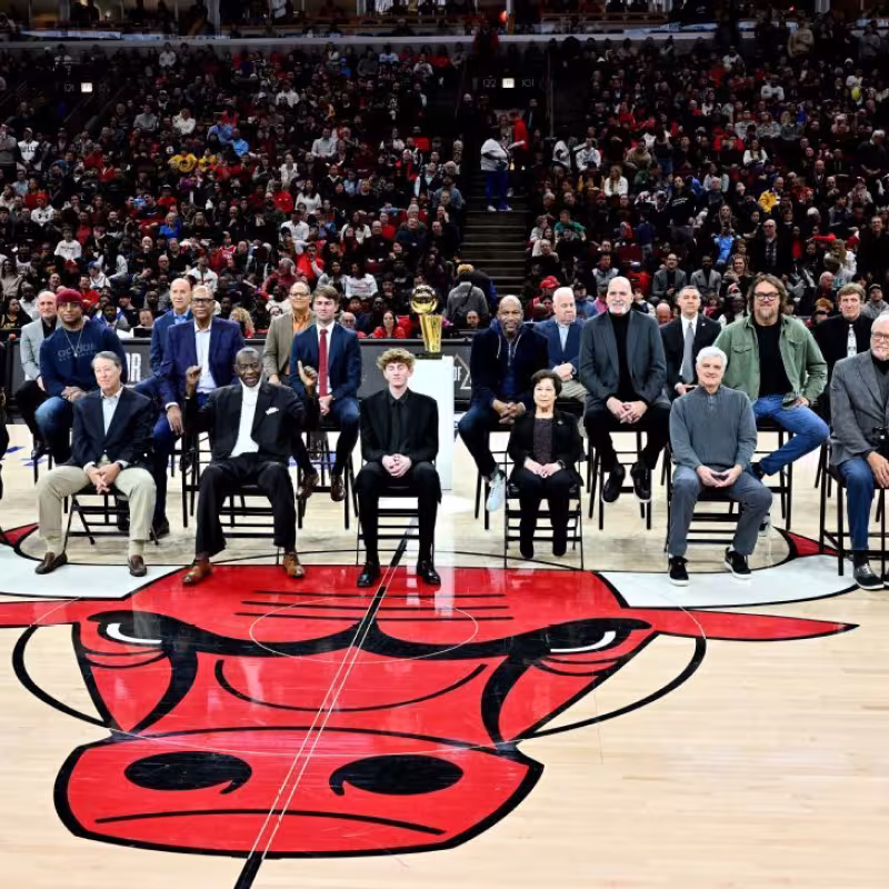 Ceremonia anillo honor Bulls. Foto: gettyimages