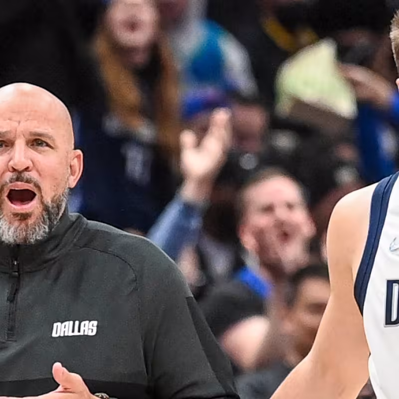 Jason Kidd y Luka Doncic