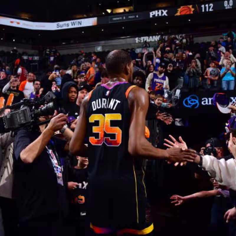 Kevin Durant, opciones hacer historia Phoenix Suns. Foto: gettyimages
