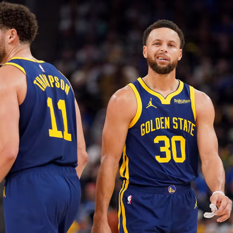 Klay Thompson y Stephen Curry