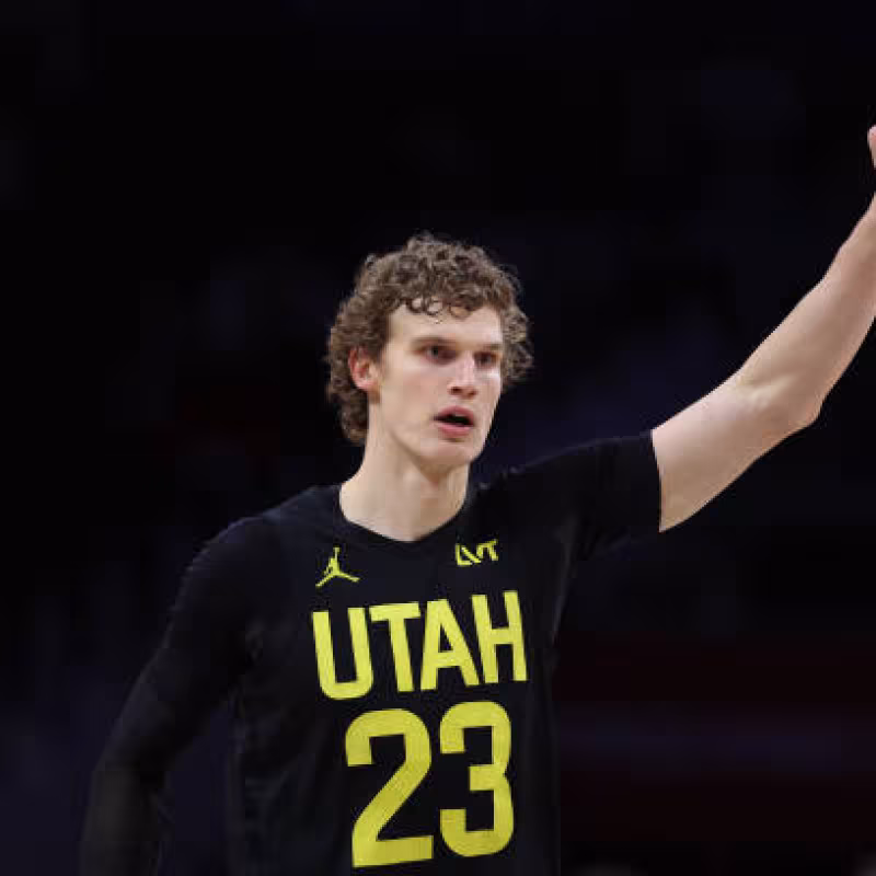 Lauri Markkanen, líder de Utah Jazz. Foto: gettyimages