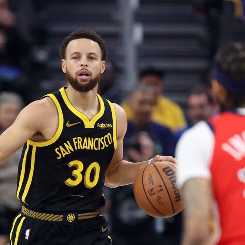 Stephen Curry, en un partido contra New Orleans Pelicans