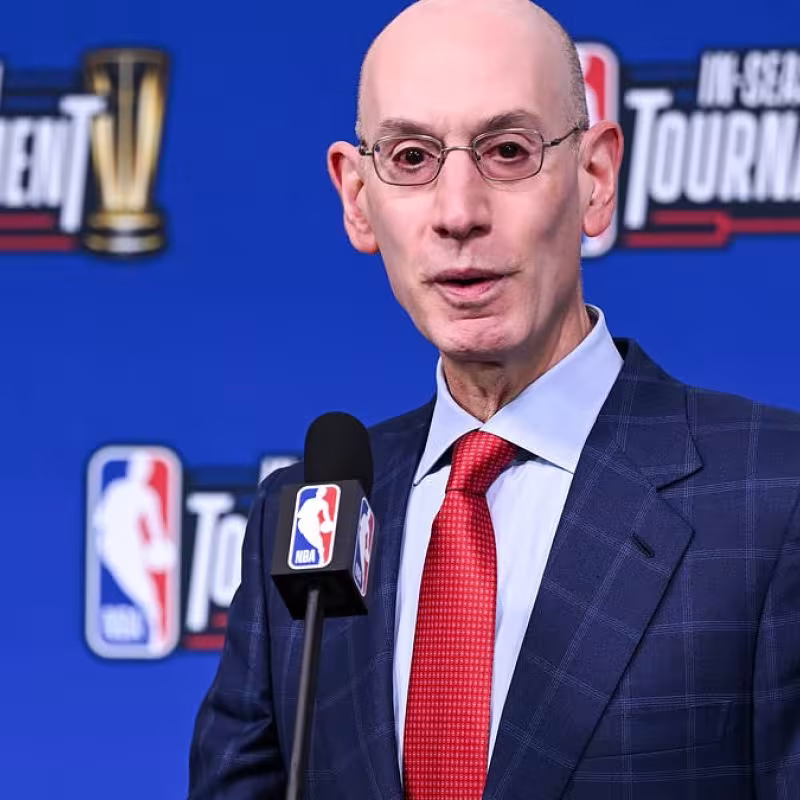 Adam Silver, comisionado de la NBA.