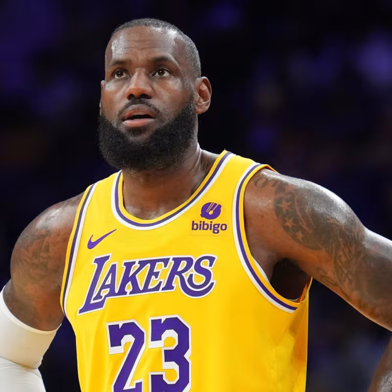 LeBron James, jugador de Los Angeles Lakers.