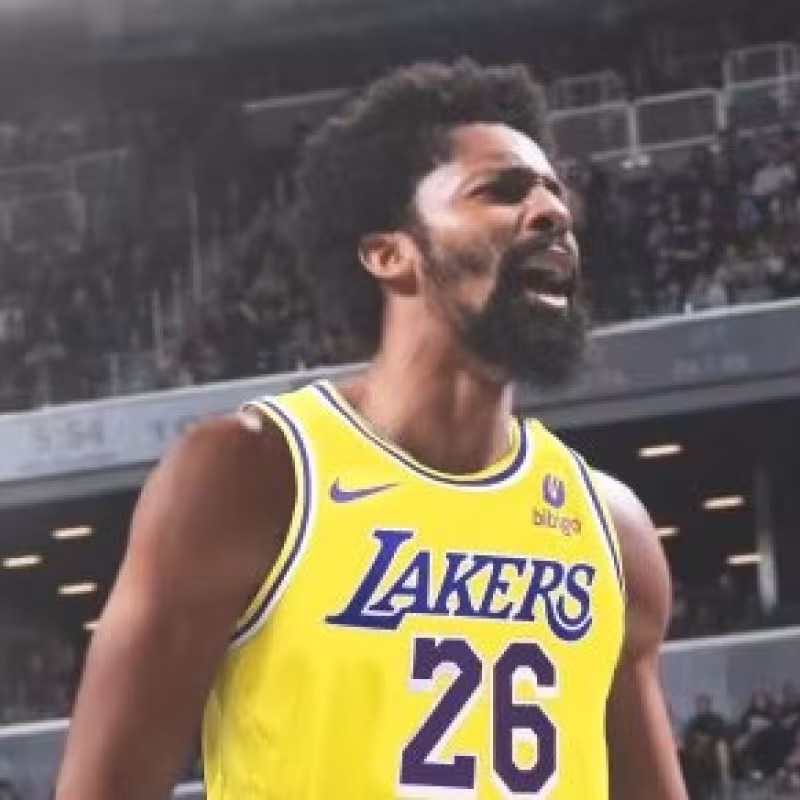 Spencer Dinwiddie, jugador de Los Angeles Lakers.