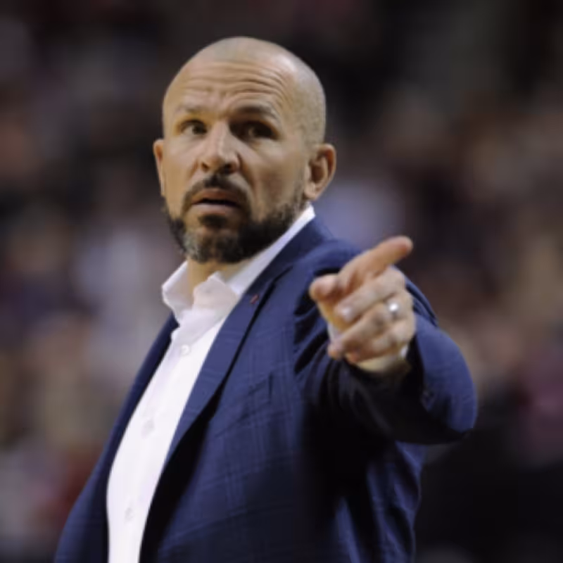 Jason Kidd, entrenador de Dallas Mavericks. 