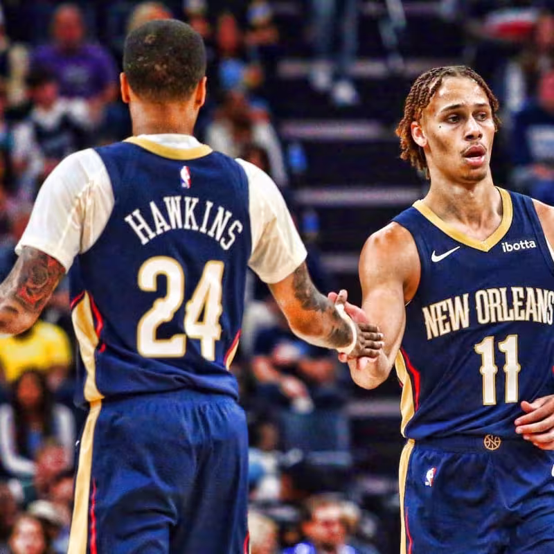 Jordan Hawkins y Dyson Daniels