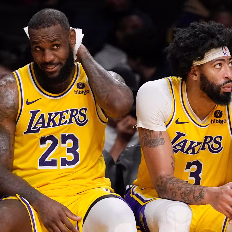 LeBron James y Anthony Davis