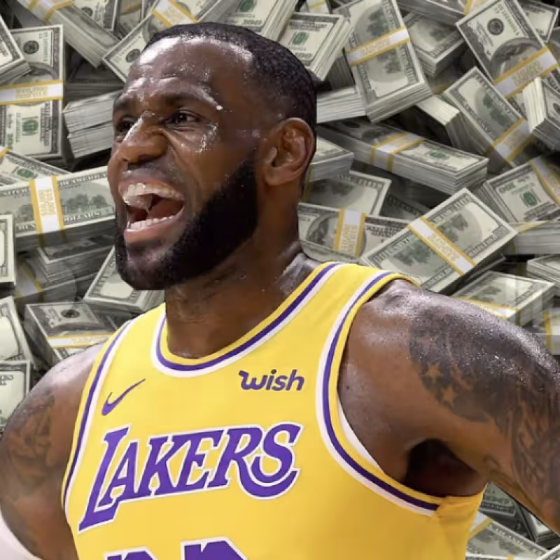 LeBron James, estrella de la NBA. 