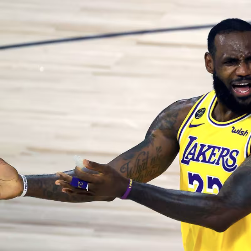 LeBron James, estrella de la NBA. 