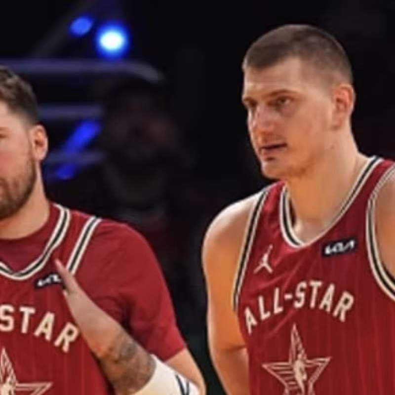 Luka Doncic y Nikola Jokic, estrellas de la NBA.