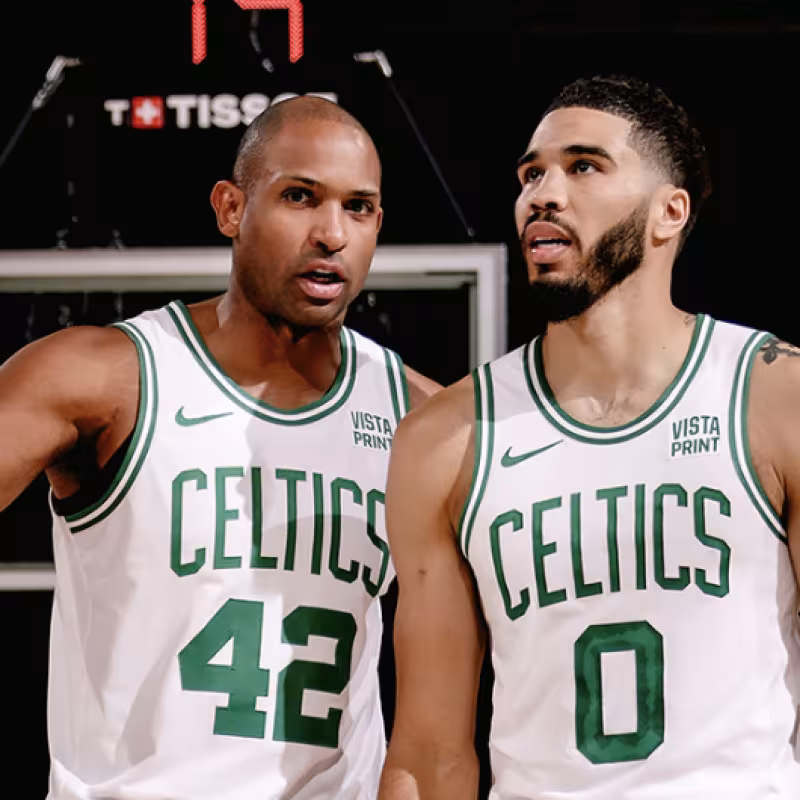 Tatum y Horford, ante New York Knicks. 
