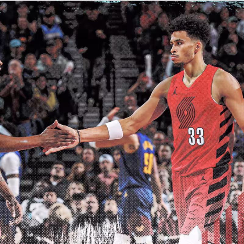 Los Blazers salieron con 5 novatos de inicio