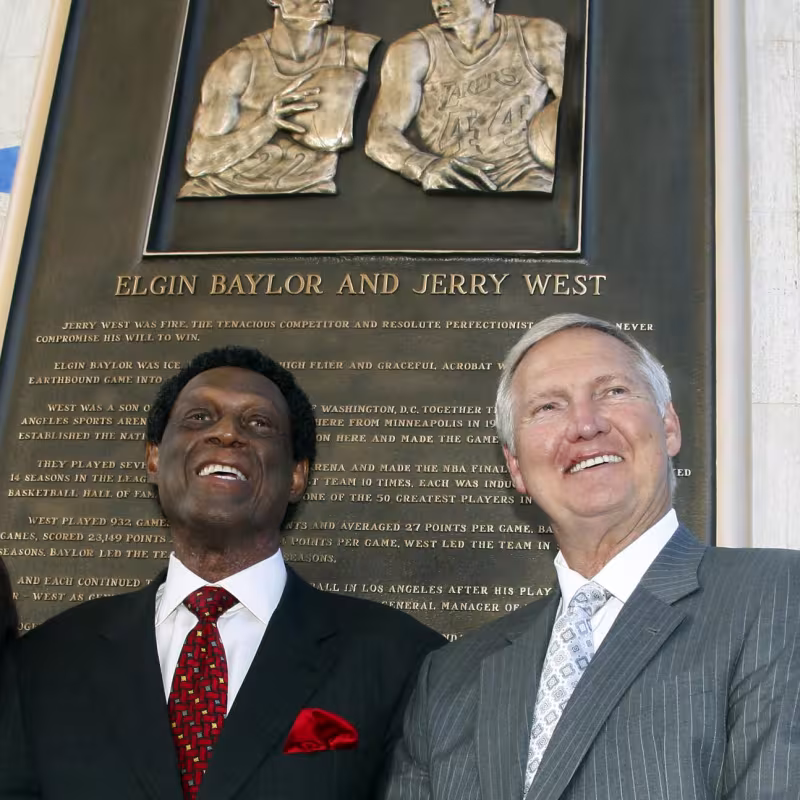 Elgin Baylor y Jerry West