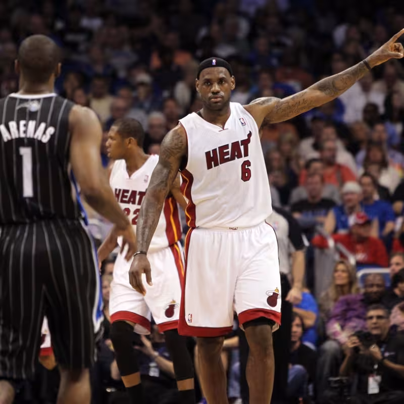 Gilbert Arenas y LeBron James