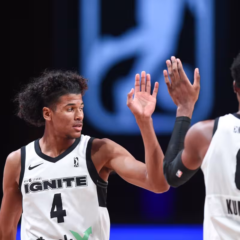 Jalen Green y Jonathan Kuminga, compañeros en el G League Ignite