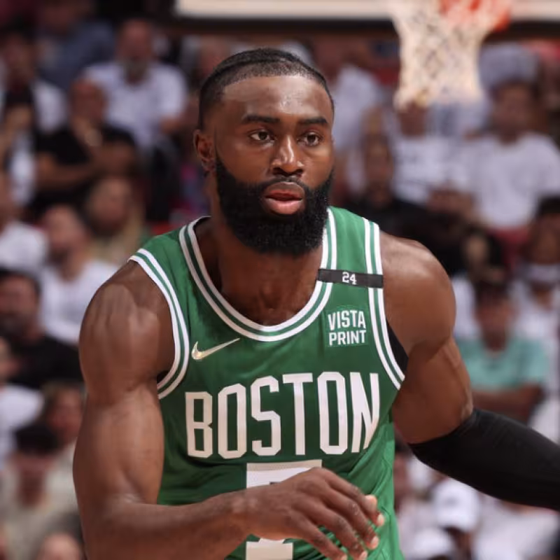Jaylen Brown, estrella de Boston Celtics. 