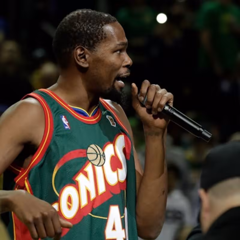 Kevin Durant, con los Seattle SuperSonics